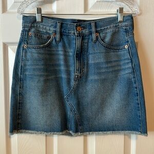 J.Crew Mini Denim Skirt